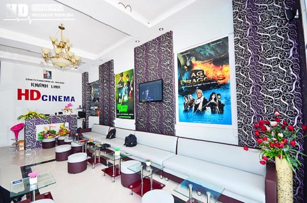 Phòng chiếu Cafe HD Cinema