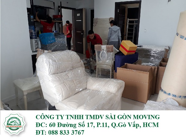 Chuyển văn phòng quận 4 - Saigon Moving